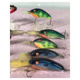 Lot of 10 Mann’s Fishing Lures