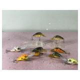 Lot of 9 Fishing Lures - 3 Bonehead & 6 Tennessee Shad