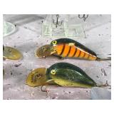 Lot of 9 Fishing Lures - 3 Bonehead & 6 Tennessee Shad