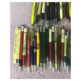 Lot of Collectible Pens and More - Most have Advertisement on Them