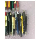 Lot of Collectible Pens and More - Most have Advertisement on Them