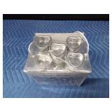 Heart shaped favor tin kit