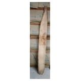 Large slab of oak - rough cut with bark