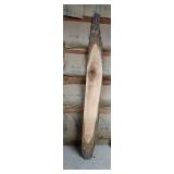 Large slab of oak - rough cut with bark