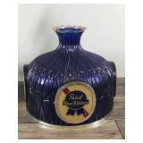 Vintage Pabst Blue Ribbon Light-Up Hanging Overhead Advertising Light