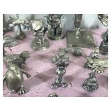 Large Lot of Collectible Pewter Figurines and More
