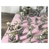Large Lot of Collectible Pewter Figurines and More