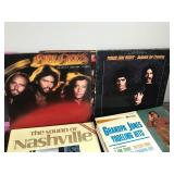 Large Lot of Vinyl Music Records - Three Dog Night - Bee Gees - Alice Cooper - George Jones and More