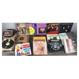 Large Lot of Vinyl Music Records - Three Dog Night - Bee Gees - Alice Cooper - George Jones and More