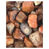 Lot of Collectible Rocks - Most of them are small agates - Over 5lbs of rocks