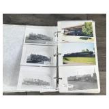 Photo Album Full of Train Pictures - Most of them are labeled from where the picture was taken and not all the pictures are listed