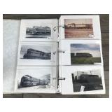 Photo Album Full of Train Pictures - Most of them are labeled from where the picture was taken and not all the pictures are listed