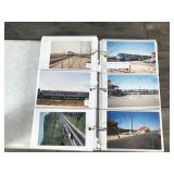 Photo Album Full of Train Pictures - Most of them are labeled from where the picture was taken and not all the pictures are listed