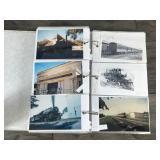 Photo Album Full of Train Pictures - Most of them are labeled from where the picture was taken and not all the pictures are listed