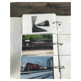 Photo Album Full of Train Pictures - Most of them are labeled from where the picture was taken and not all the pictures are listed