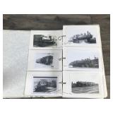 Photo Album Full of Train Pictures - Most of them are labeled from where the picture was taken and not all the pictures are listed