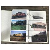 Photo Album Full of Train Pictures - Most of them are labeled from where the picture was taken and not all the pictures are listed