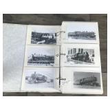Photo Album Full of Train Pictures - Most of them are labeled from where the picture was taken and not all the pictures are listed