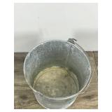 Collectible Rolling Rock “Bucket of Rocks” Galvanized Beer Ice Bucket with Handle