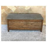 Wood Chest with Soft Top
