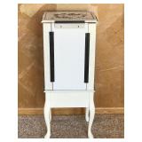 Wood Jewelry Stand with Flowers Painted on It