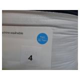 Twin/Twin Extra Long Corduroy Plaid Comforter Navy Blue - Room Essentials