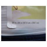 Twin/Twin Extra Long Corduroy Plaid Comforter Navy Blue - Room Essentials