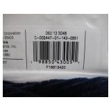 Twin/Twin Extra Long Corduroy Plaid Comforter Navy Blue - Room Essentials