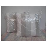 Sunbrella Range Dune Outdoor Knife Edge Throw Pillows
