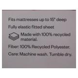 Room Essentials Queen, Brushed for Softness Microfiber, Pink Grid Sheet Set