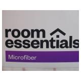 Room Essentials Queen, Brushed for Softness Microfiber, Pink Grid Sheet Set