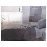 3pc Full/Queen TENCEL Comforter and Sham Set Light Teal Green