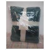 Green, 50in x 60in Soft Faux Fur Throw Blanket by Threshold