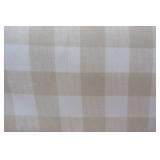 Queen Microfiber Sheet Set Khaki Gingham - Room Essentials