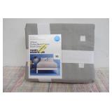 3 Piece Cotton Blend Sateen Full/Queen Duvet Cover Set