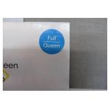 3 Piece Cotton Blend Sateen Full/Queen Duvet Cover Set