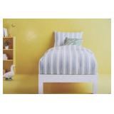 2 Piece Cotton Blend Sateen Duvet Twin Cover Set