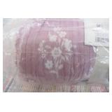 Threshold Studio McGee Floral Block Print Jacquard Throw Purple/Cream