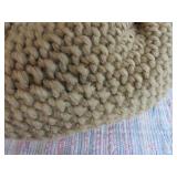 King Size Chunky Knit Bed Blanket -Casaluna