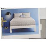 3 Piece Cotton Blend Sateen King Duvet Cover Set