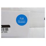 Full/Queen Satin Quilt White/Black - Room Essentials, Midweight Sateen Coverlet