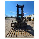 2017 Clark C60D Diesel Forklift with Cab & Heat