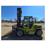 2017 Clark C60D Diesel Forklift with Cab & Heat