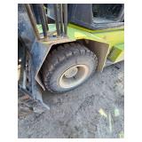 2017 Clark C60D Diesel Forklift with Cab & Heat