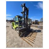 2017 Clark C60D Diesel Forklift with Cab & Heat