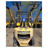 2000 Daewoo G20E-3 4000lb LP Forklift - For Repair