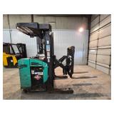 2006 Mitsubishi ESR18N Stand Up Reach 36V Forklift