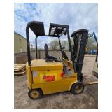 1989 Hyster E50XL-33 48 Volt Electric Forklift - For Parts or Repair