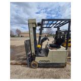 1993 Crown 30SCTT 36 Volt Electric Forklift - Parts or Repair