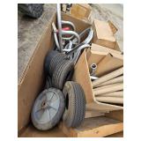 Misc. Lot of Aluminum Parts for Dolly / Cart